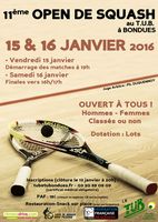 Affiche open de Bondues 15 et 16 Janvier 2016