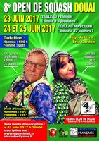 Affiche open de Douai 23, 24 et 25 juin 2017